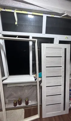 Мдф двери 2 штуки в наличии 1