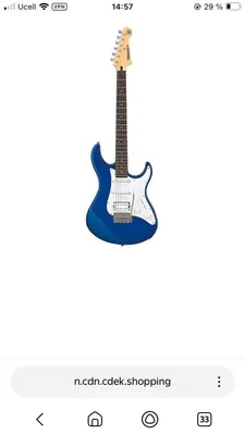 Yamaha Pacifica 012 elektr gitarasi sotiladi — Blue Metallic 1