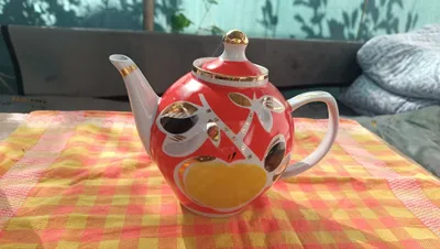 SSSR davridagi 1 litrli vintage chinni choynak 1