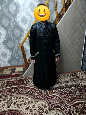 национальный чапан, стёганый, внутри ситма-пахта, новый 1