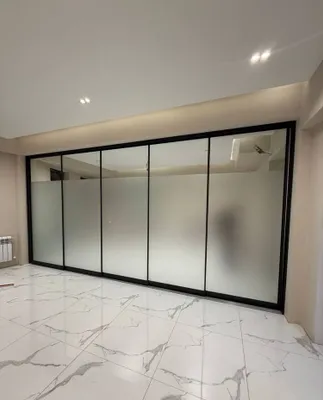 Стеклянные раздвижные системы | Двери-купе Surma Loft Eshik 1