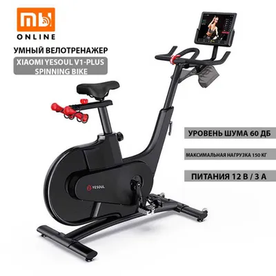 Умный велотренажер Xiaomi YESOUL V1-PLUS Spinning Bike Black 1