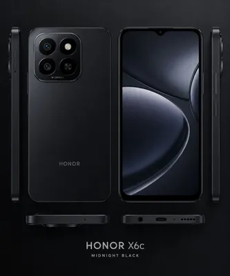 HONOR X6c — MIDNIGHT BLACK