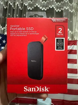 SANDISK 2TB Portable SSD - Up to 800MB/s, USB-C, USB 3.2 Gen 2 Внешний 1