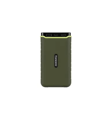 - Внешний SSD диск 500GB Transcend ESD380C USB 3.2 Gen 2x2 Type-C 1