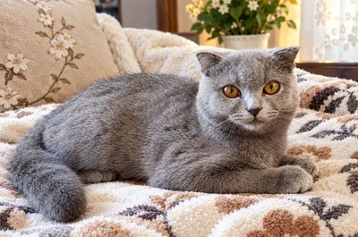 Срочно продаётся шотландская вислоухая кошка