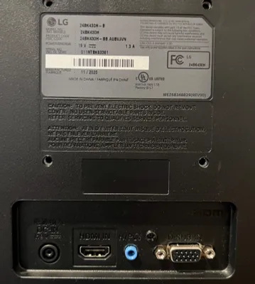 24 LG original monitor IPS 1