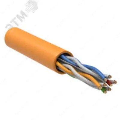 ITK U/FTP o‘ralgan juftlik, 6A toifasi, 23AWG LSZH, to‘q sariq, 305 m