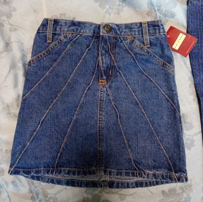 Amerikadan 5-6 yoshli qiz bola uchun yangi jinsi yubka JCPenney 1