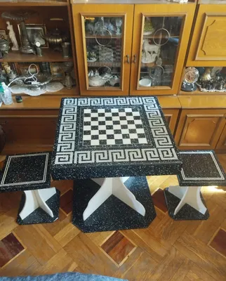 Akril shaxmat stoli 1