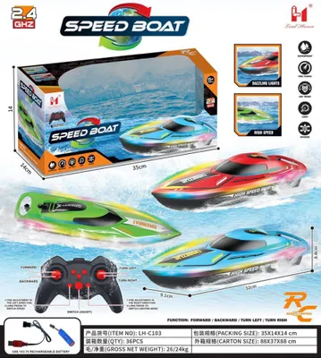 SPEED BOAT — радиоуправляемый катер! Игрушка 1