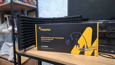 Uy studiya to‘plami: MAONO AU-PM422 mikrofon + ekran 1