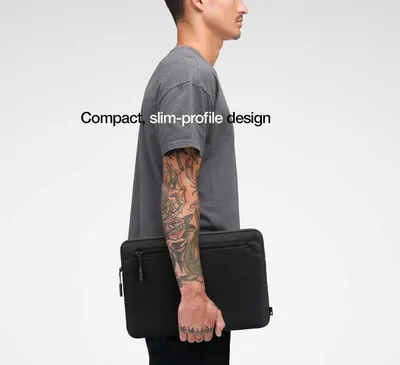 MacBook Air/Pro 13" uchun Incase Compact Sleeve g‘ilofi (Black) 1