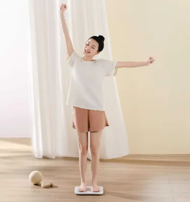 Aksiya! Xiaomi Mi Body Fat Smart Scale S400 aqlli tarozisi (oq) 1