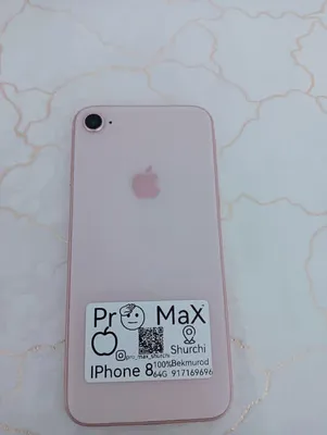 iPhone 8 64 ГБ, всё работает, есть учётная запись iCloud 1