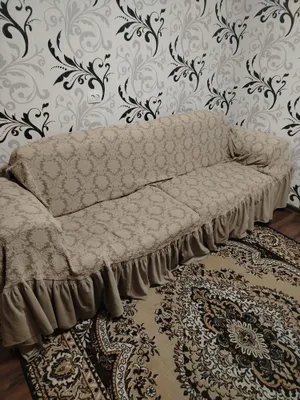 Ковёр б/у коричневый цвет 1