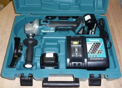 Угловая шлифовальная машина Болгарка Makita аккумуляторная Литий ионна 1