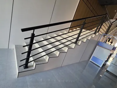 Черные металлические перила 1