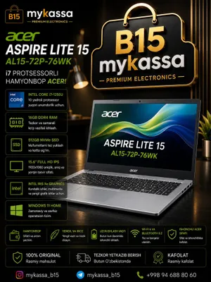 Acer Aspire Lite AL15-72P-76WK • Доставка • Новый