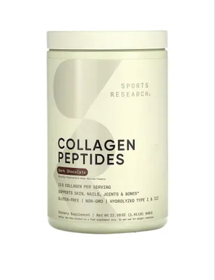Sport Research Collagen Peptides 640 г, тёмный шоколад 1