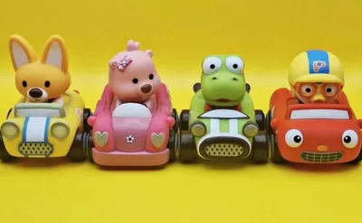 Pororo Cutie Vroom vroom Pororo mashinalar to‘plami 1
