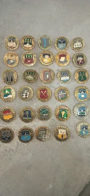 продам значки гербы славянских городов 1