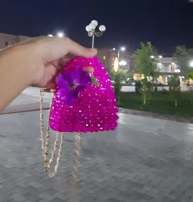женская Сумка из бусины, сумка,