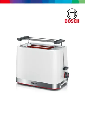 Компактный тостер Bosch TAT4M221 DesignLine белый