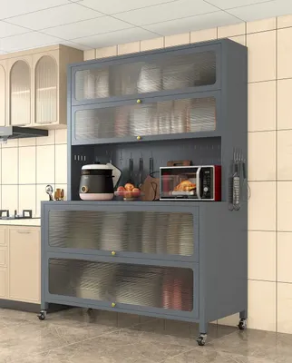 Кухонный буфет на колесах 1