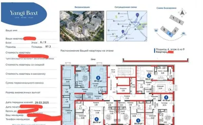 SHOSHILINCH NRG Yangi Baxt turar joy majmuasida 3 xonali, 98 m², quti holatida 1