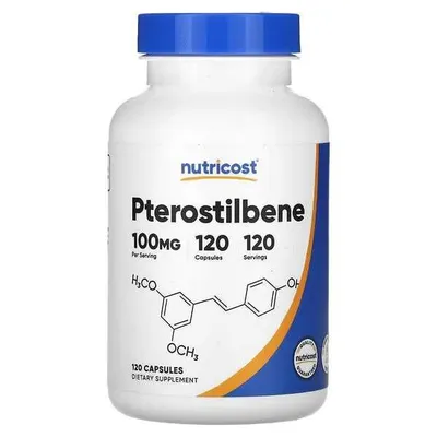 Nutricost, Pterostilben, 100 mg, 120 kapsula 1