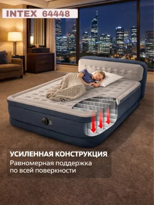 Intex 64448 – bosh suyanchiqli, mustahkam ikki kishilik 1