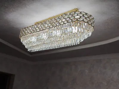 Установка люстра 1