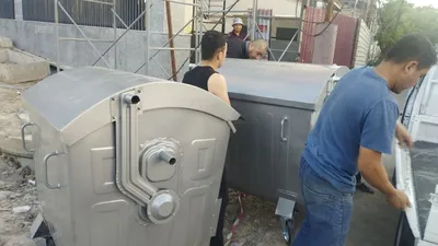 Chiqindi uchun metall konteyner | O‘z ishlab chiqarishimiz, yetkazib berish 1