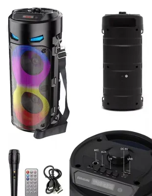 Новая карооке калонка с микрофоном и пультом 1