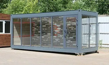 Контейнерный домик, контейнерный магазин, контейнерный офис, передвижной магазин 1