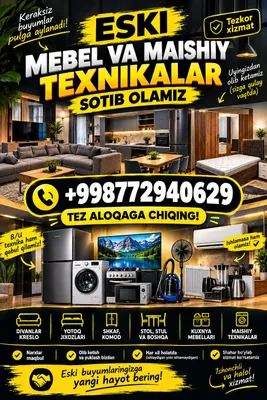 B/u mebel sotvolamiz Toshkent