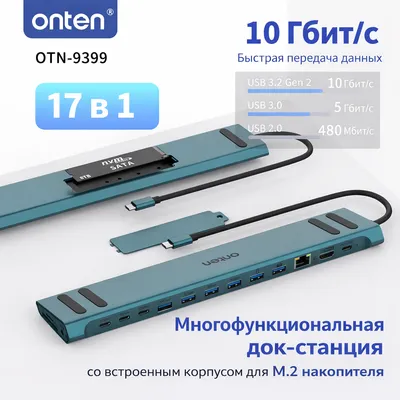 USB-C 17-in-1 ko‘p funksiyali dok-stansiya 1