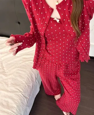 Qizil pijama (ayollar uchun) 1