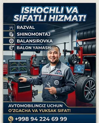 Razval balansirovka balon yamash xizmati