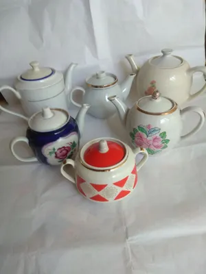 Чайники, вазочки, кофейные кружки 1