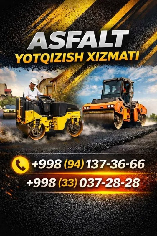 Асфальт килиш хизмати — фото 2