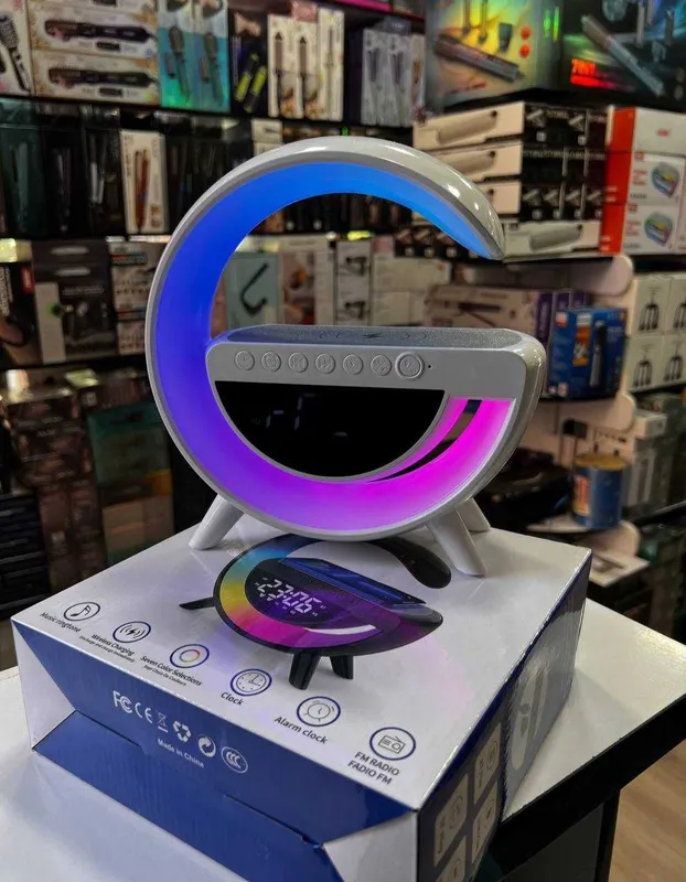 Умная колонка RGB устройство с функцией ночника/будильника. — фото 3