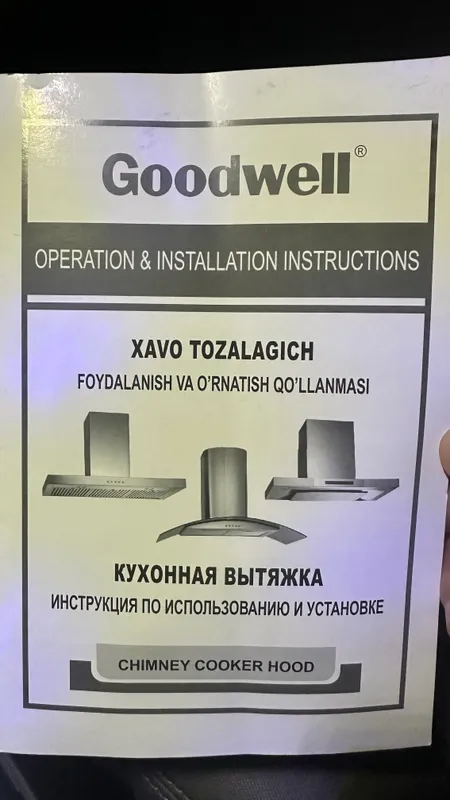 Вытяжка кухонная Goodwell Продается — фото 1