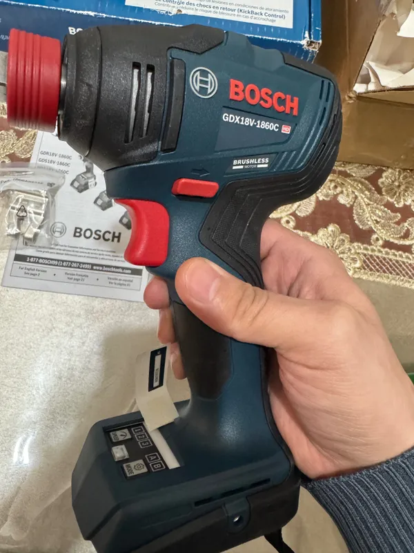 Bosch GDX18V-210 C, гайковерт /шуруповерт 1/4”–1/2”, 3 скорости 2