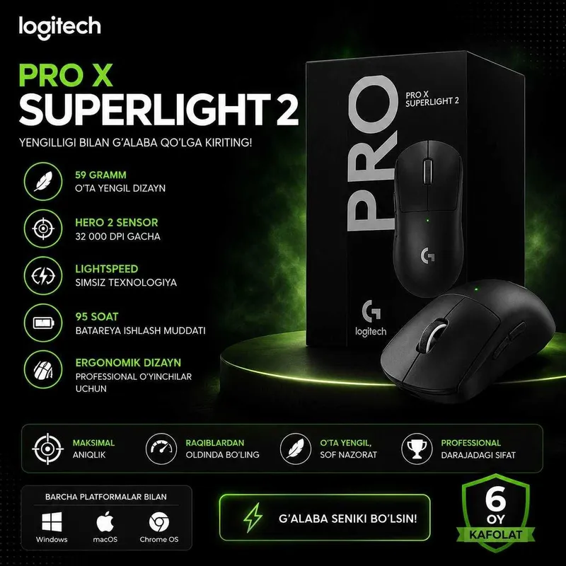 Logitech G Pro X Superlight 2