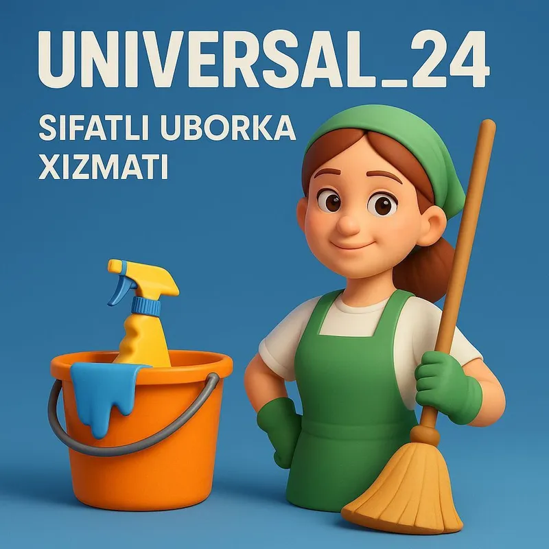 Uborka hizmati heneralni vlajniy uborka tamom uy hovli ofiis tozalaymi