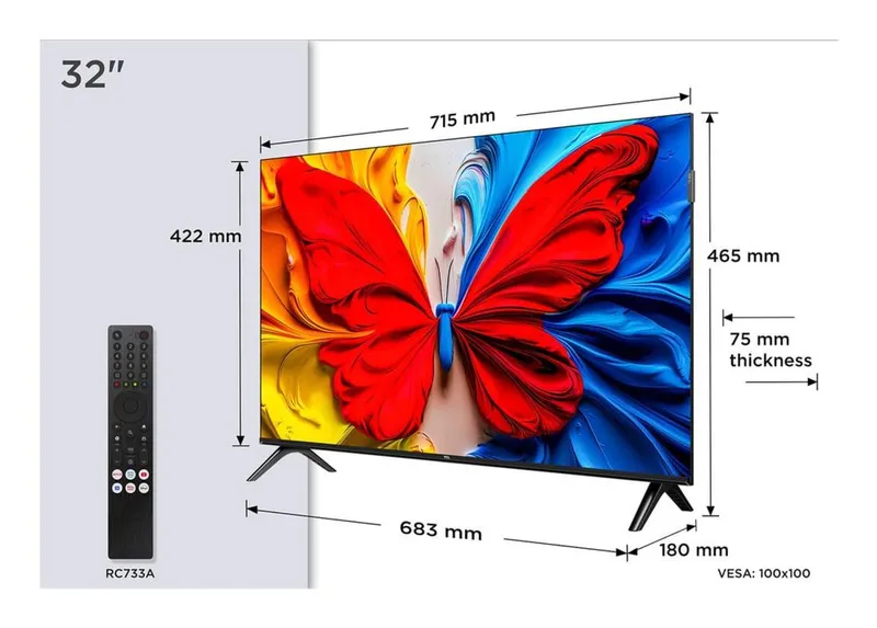 Телевизор TCL 43S5K QLED 2025 GoogleTv Со Склада Доставка Бесплатно — фото 2 Телевизор TCL 43S5K QLED 2025 GoogleTv Со Склада Доставка Бесплатно — фото 2