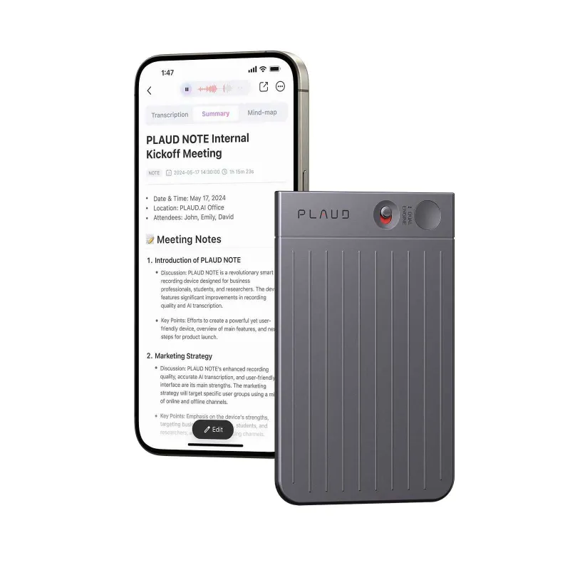 Диктофон c AI - Plaud Note Pro! Доставка по Ташкенту - Бесплатно! — фото 2