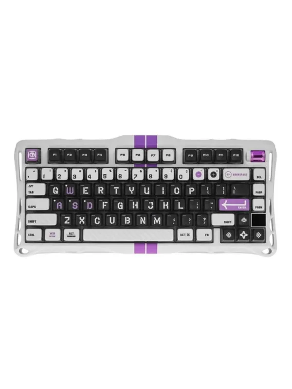 Игровая клавиатура Gravastar Mercury V75, магнитные переключатели, 80 клавиш, RGB подсветка, серый — фото 1